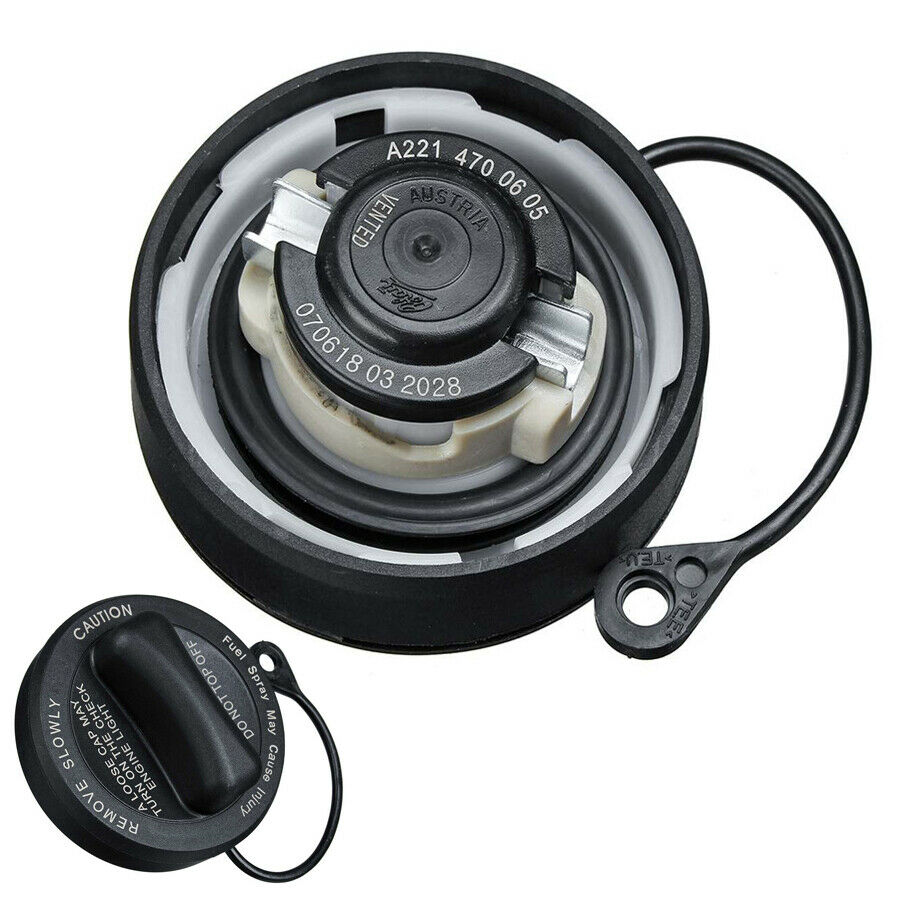 Black Fuel Tank Gas Filler Cap For Mercedes-Benz Replace Part Number:2214700605