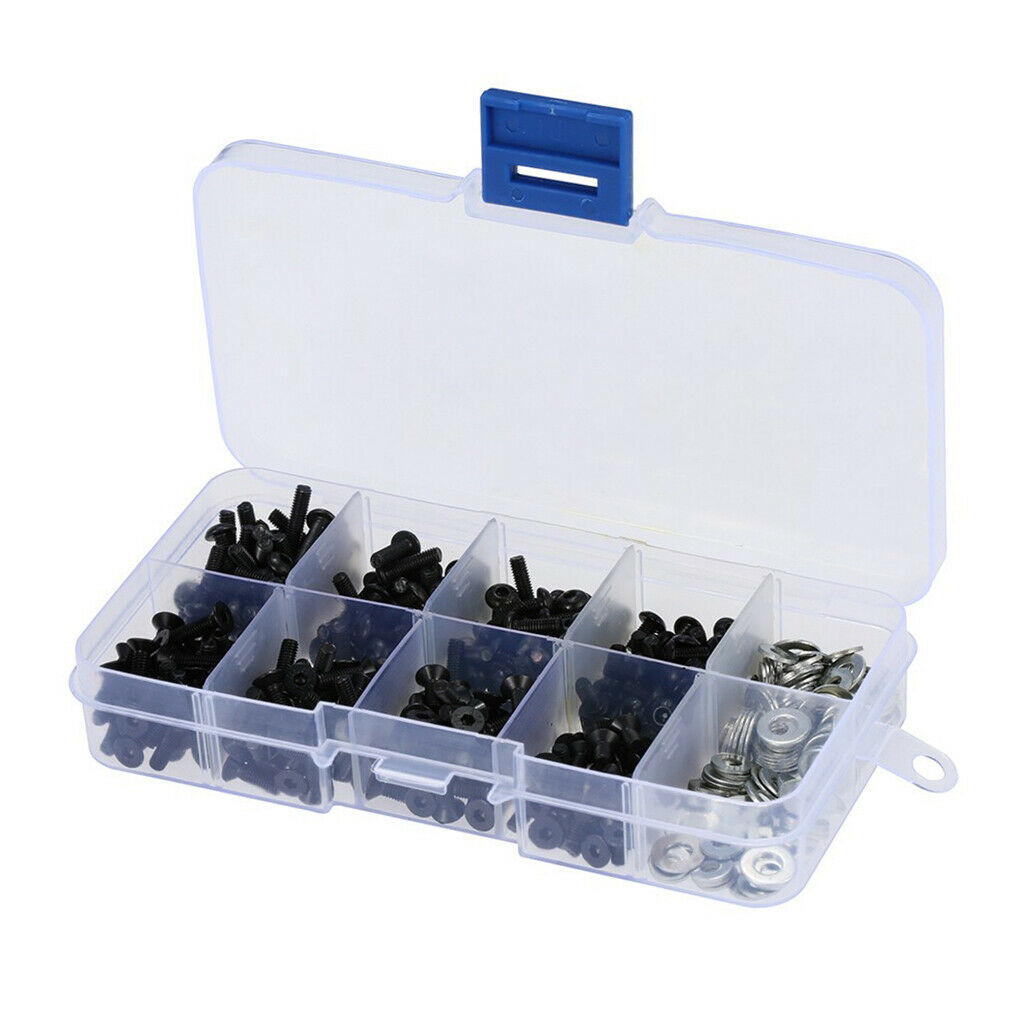 RC Steel Repair Screws Bolts Nuts Kit Fit for 1/10 HSP RC Car Truck Parts