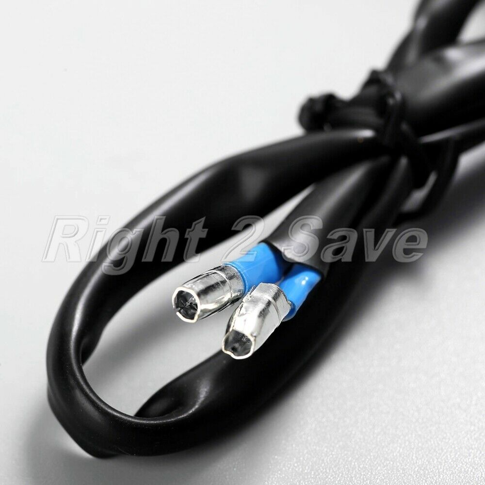 10mm Universal Motorcycle Clear Lens Yellow LED Sidemarker Turn Signal Indicator