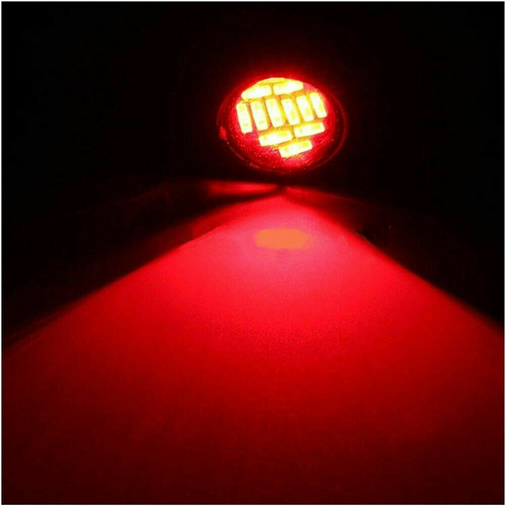 10pcs Red DC12V 15W Eagle Eye LED Daytime Running DRL Backup Light Car Rock Lamp