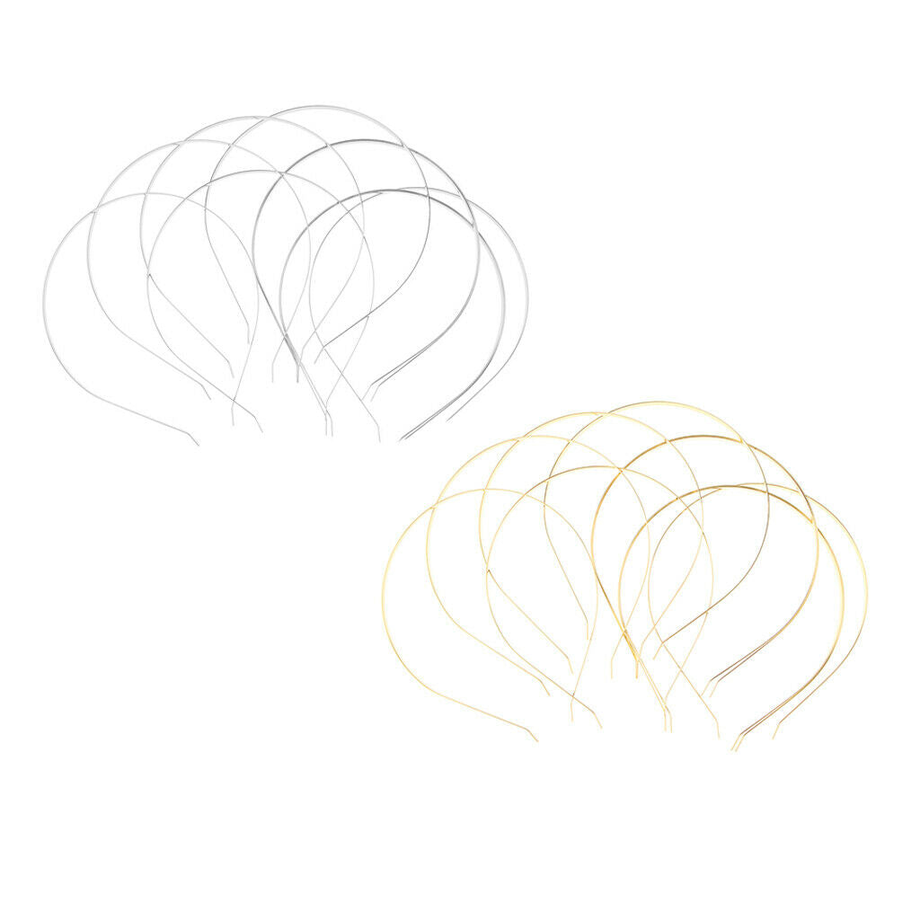 Pack of 20 Blank Metal Headband Hair Band Frame Alice Band Accessories DIY