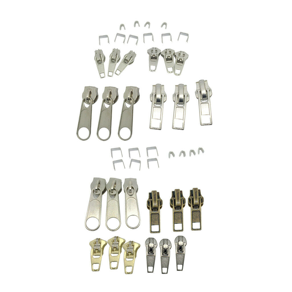 44pcs Instant Zipper Replacement Kit Zip Repair Instant Repair Fix Your Own
