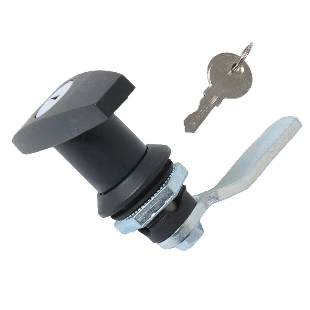 2X Boat Marine Garage Door Opener T Lock Handle + 2 keys Safe Lock Black