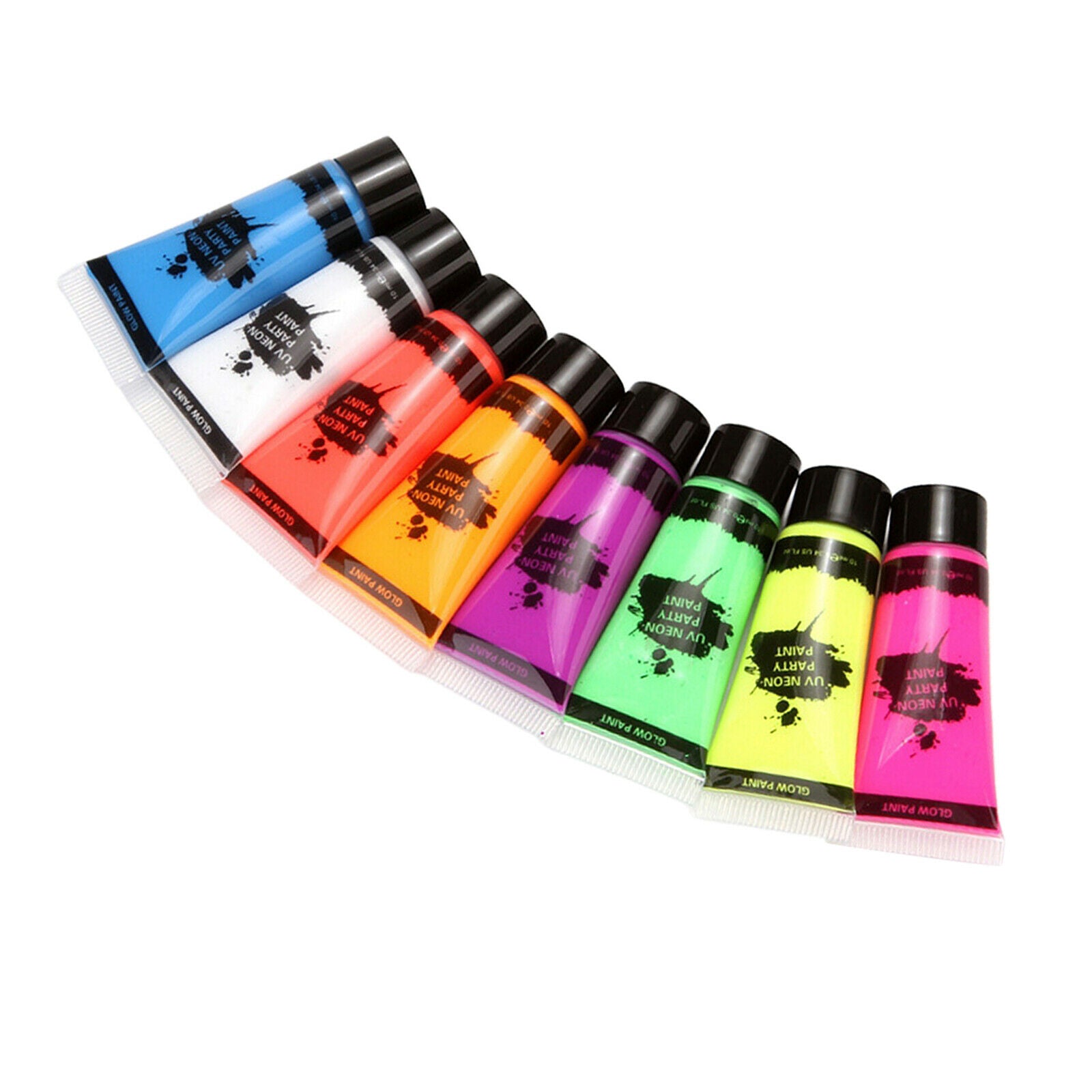 Neon Glow In The Dark Face And Body Paint UV Reactive for Fancy Dress Stage