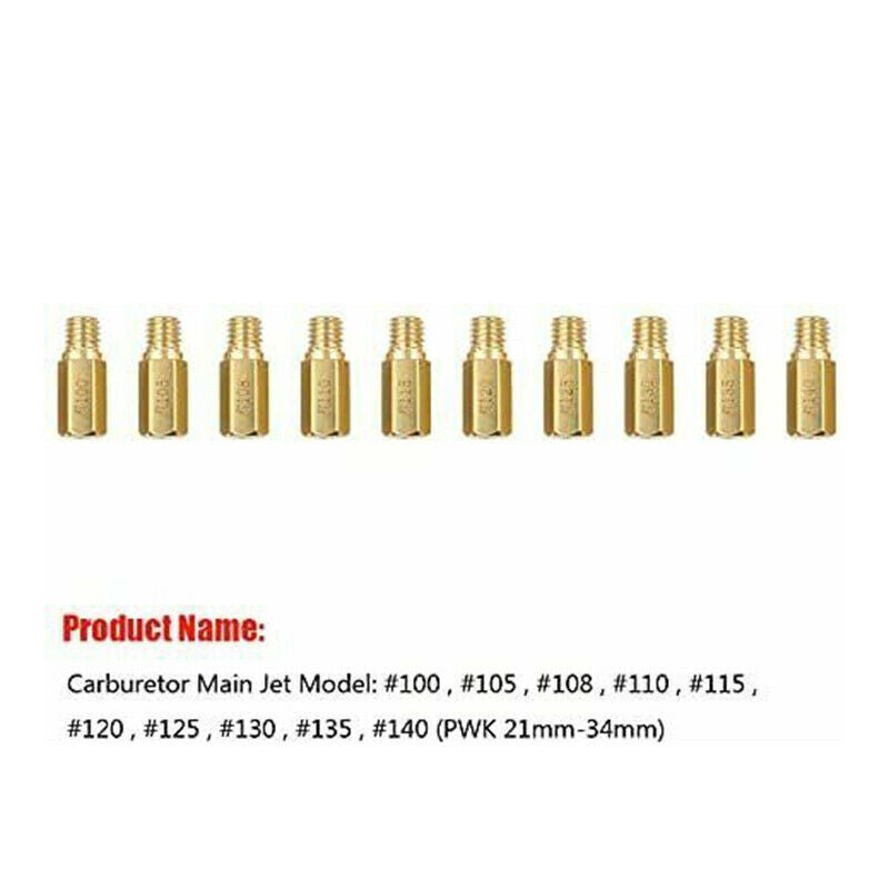 30Pcs Carburetor Main Jets 10Pcs Slow Pilot Jet Kit For Keihin PWK OKO Carbs ATV