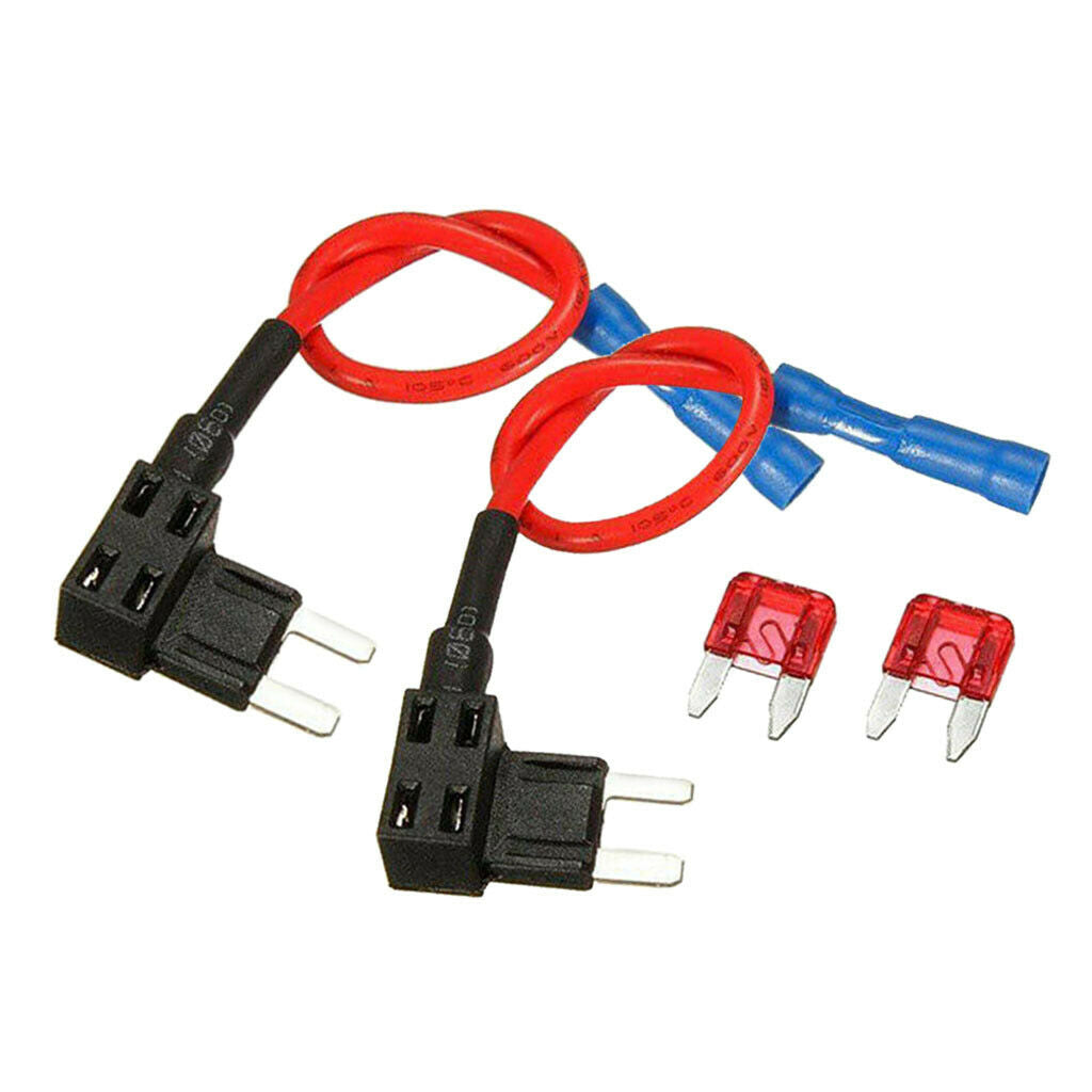 2x Circuit Fuse Tap Holder Low Profile Plug Fuse Puller for Car! Auto 165mm
