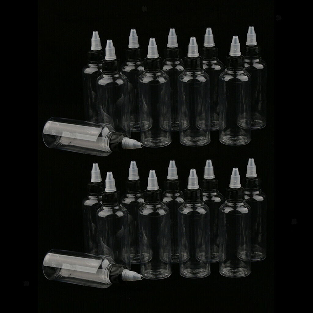 20 Pieces Empty Arts Crafts Bottles Containers Tubes for Hair Dye Glue