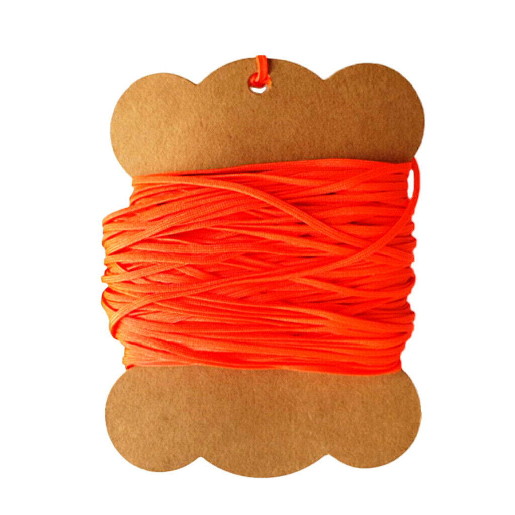 Durable High Resistance Flat Line For Diving 30m / 50m Orange And Green