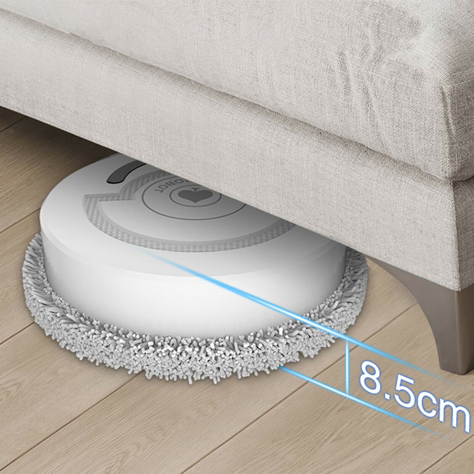 Wet Dry Smart Robot Vacuum Cleaner USB Floor Cleaning Sweeper Living Room
