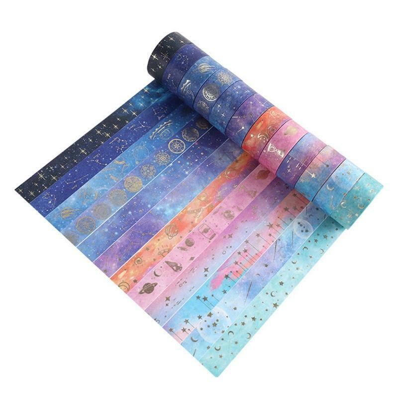12 Rolls/Set Cute Cartoon Washi Tapes Creative Washi Tapes Cards Making Supplies