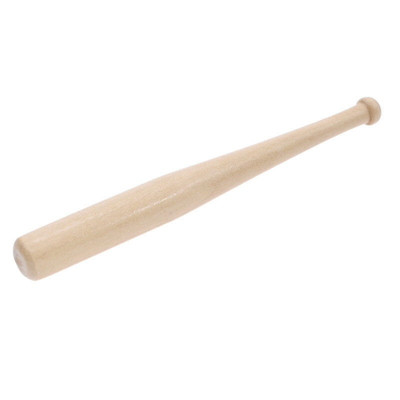 1 Pc Wooden Baseball Bat Handcraft DIY Supplies Children Mini Size Accessories