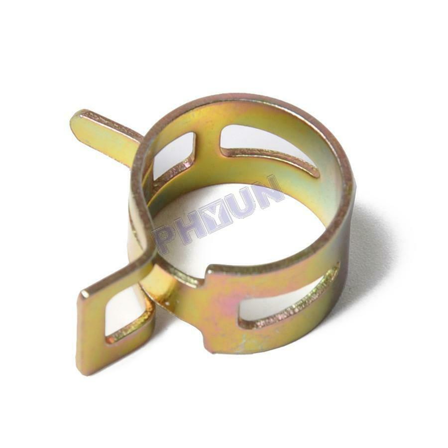 160x Car Spring Clip Fuel Line Hose Clip Fastener 6mm-17mm 8 Size Universal