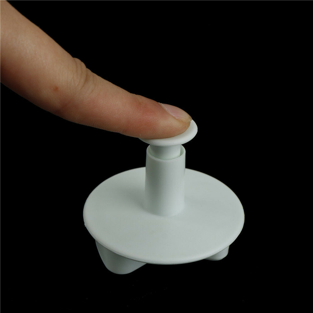 3Pcs Bowknot Plastic cookie/biscuit cutter plunger fondant mold cake deco.l8