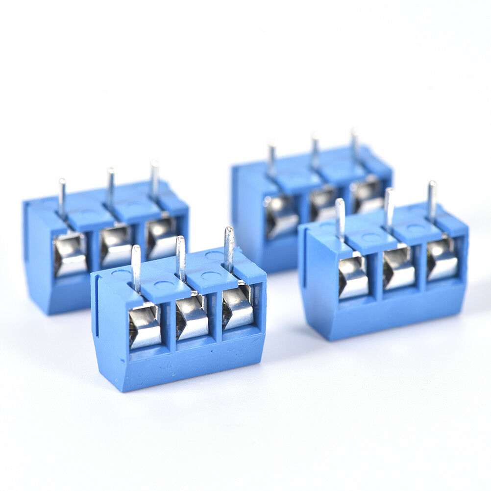 10PCS KF301-3P 5.08mm 3 Pin Connect Terminal Screw Terminal Connector B Lt