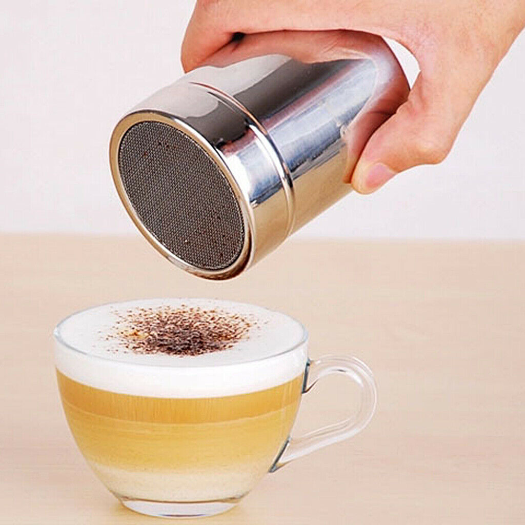 Stainless Steel Decorating Shaker Chocolate Cocoa Cocoa Shaker
