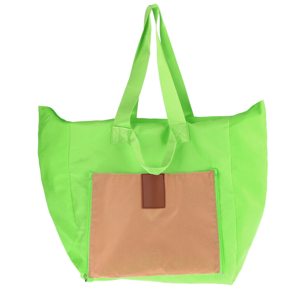 Lightweight Tote Bag Shoulder Bag for Gym Hiking Picnic Travel Beach Green