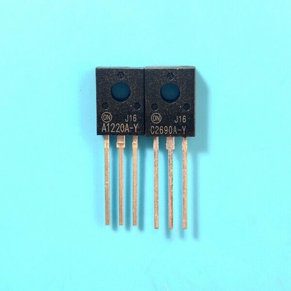 1pairs (2PCS)  ON TO-126 KSA1220A-Y+KSC2690A-Y KSA1220A+KSC2690A A1220A+C2690A