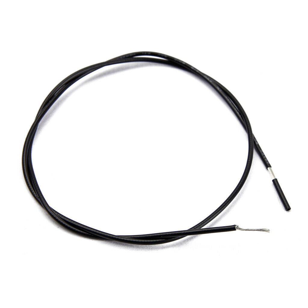 100 Pieces Shielded Circuit Wire Single Conductor for Guitar Parts Black