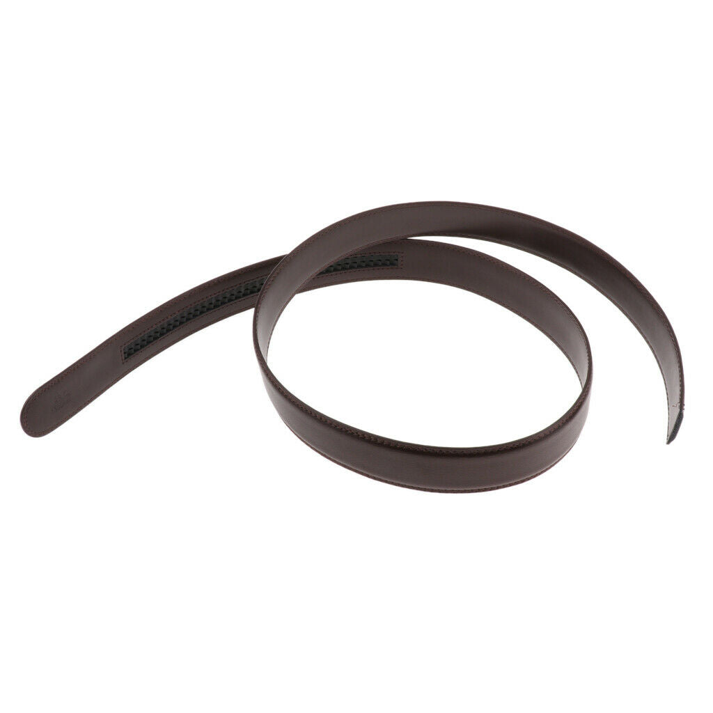 Men's Fashion Leather Replacement Belt Only Belt No Buckle 125cm/45 Inch -