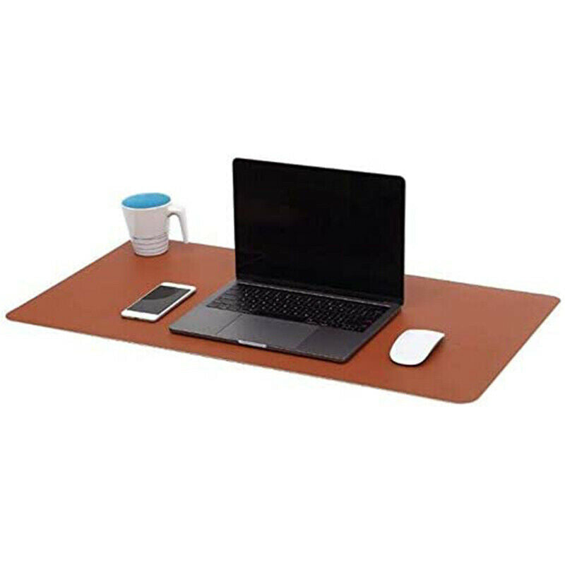 Natural Cork&Leather Office Desk Mat 31.5 Inch X15.7 Inch Mouse Pad Smooth EasP8