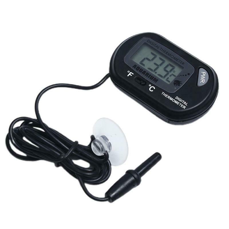 Digital Aquarium Thermometer with Suction Cup Fish Tank Water Terrarium Temp