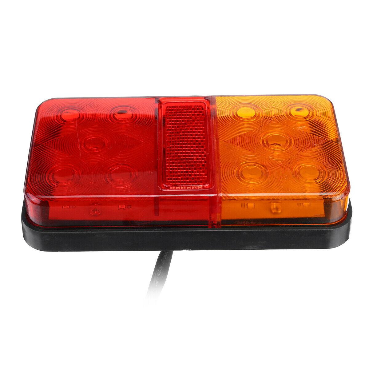 Pair LED Rear Brake Stop Indicator Light Lamp Tail Trailer Truck Lorry