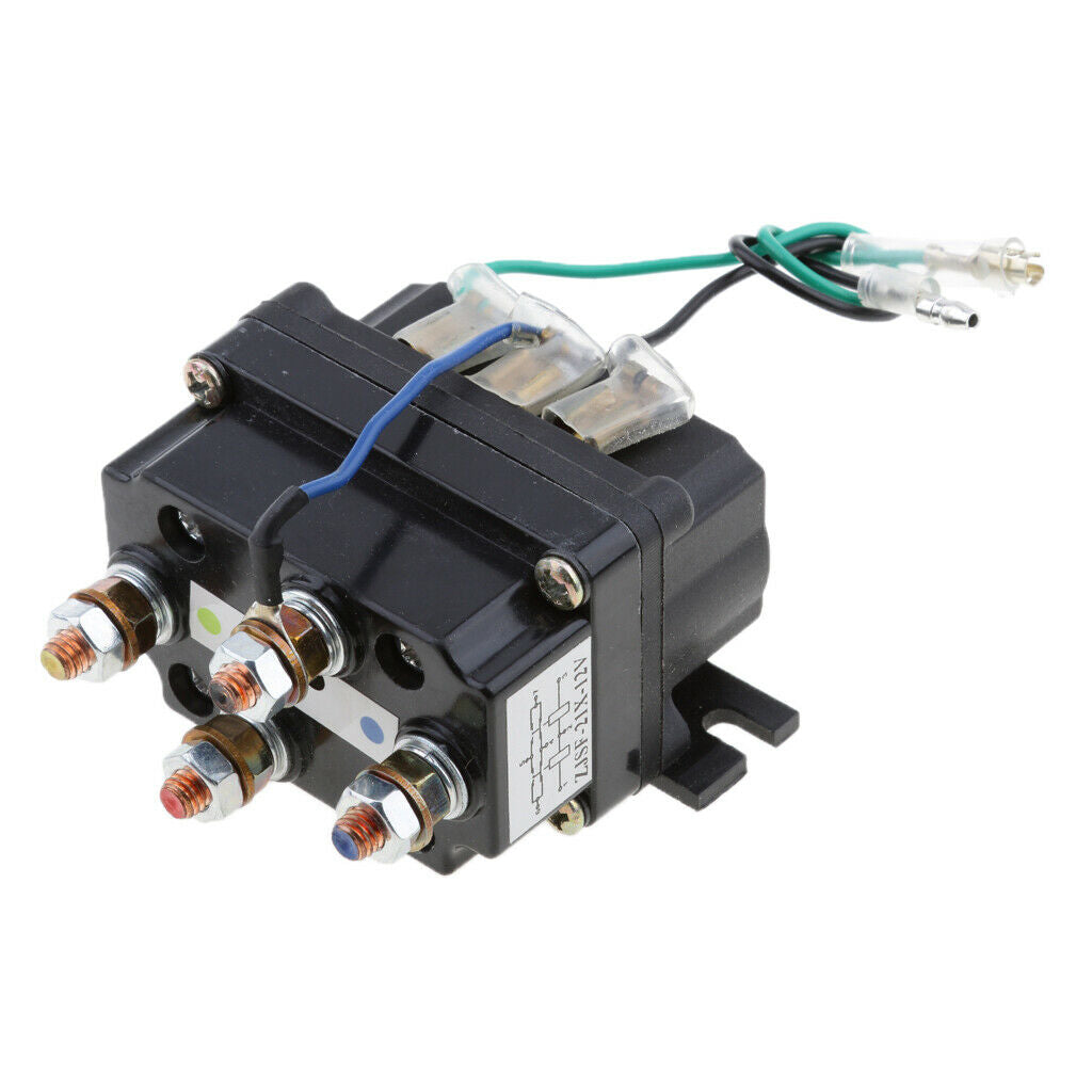 12V Solenoid Relay Contactor Winch Rocker Switch Thumb for ATV/UTV
