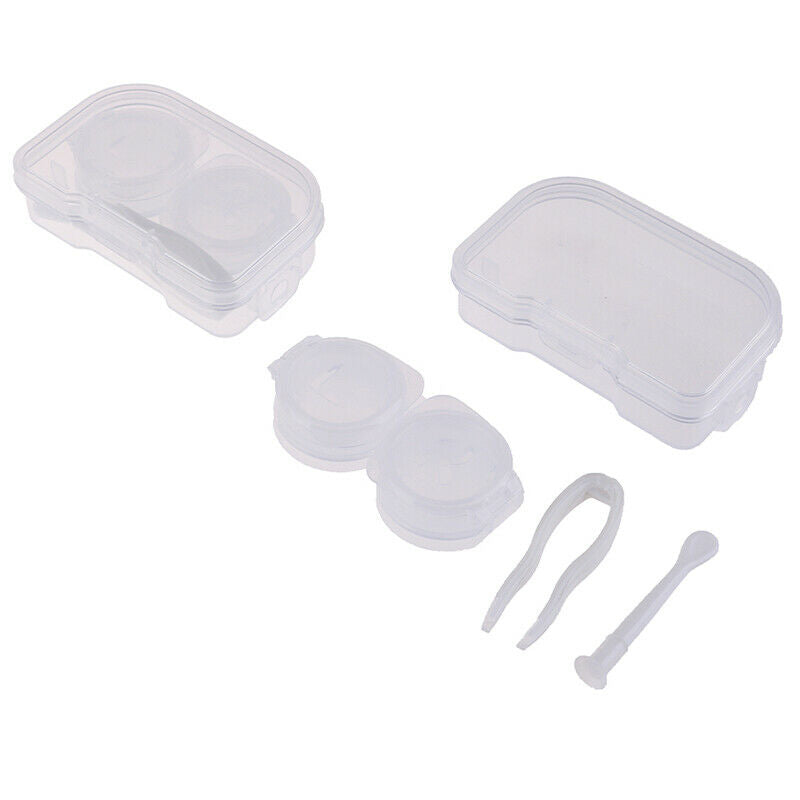 Invisible glasses Box Holder Container Case Soak Storage Eyecare Kit ToolsS_DD