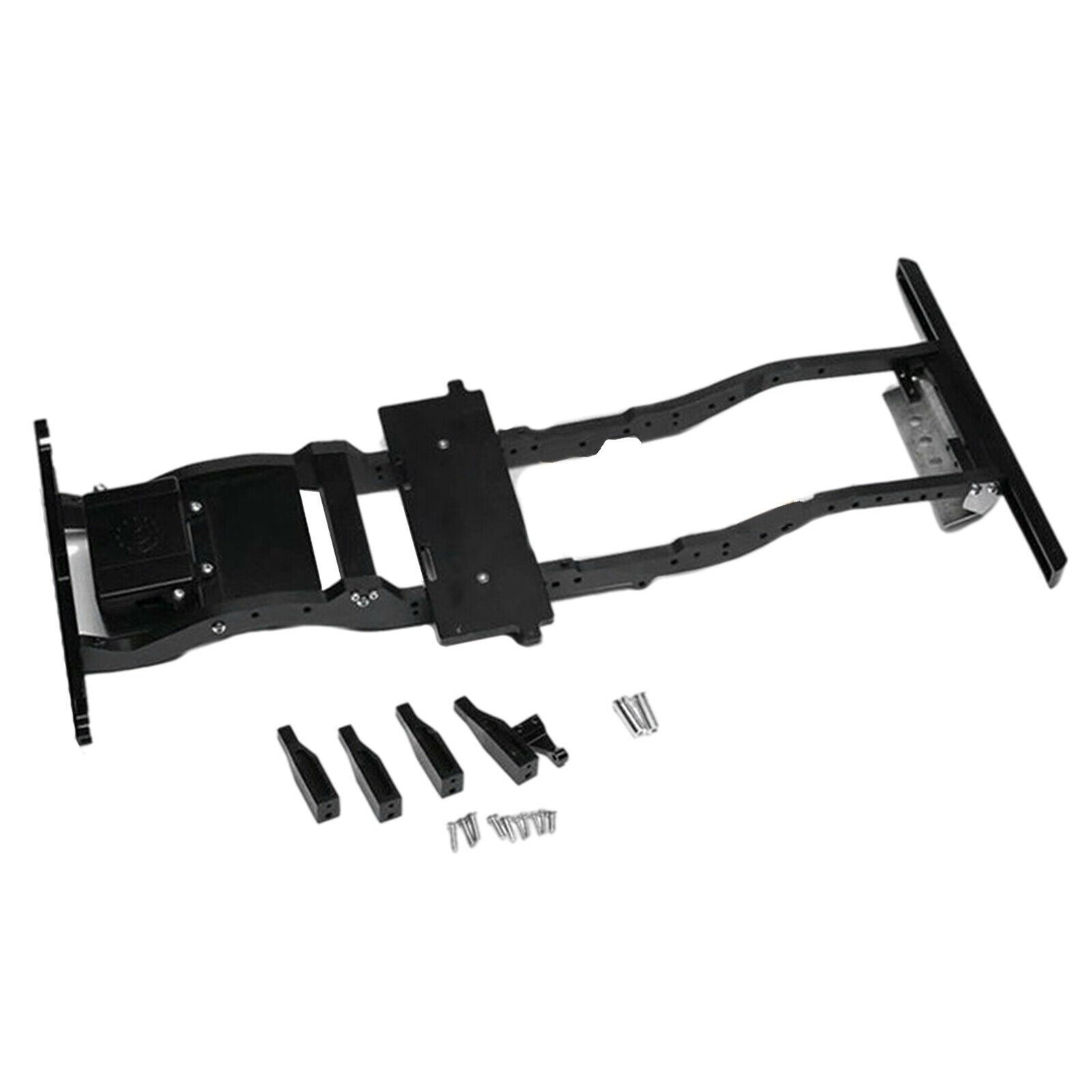 RC Crawler Aluminum Alloy Beam Car Frame for Axial SCX10 D90 1:10 Scale Vehicles