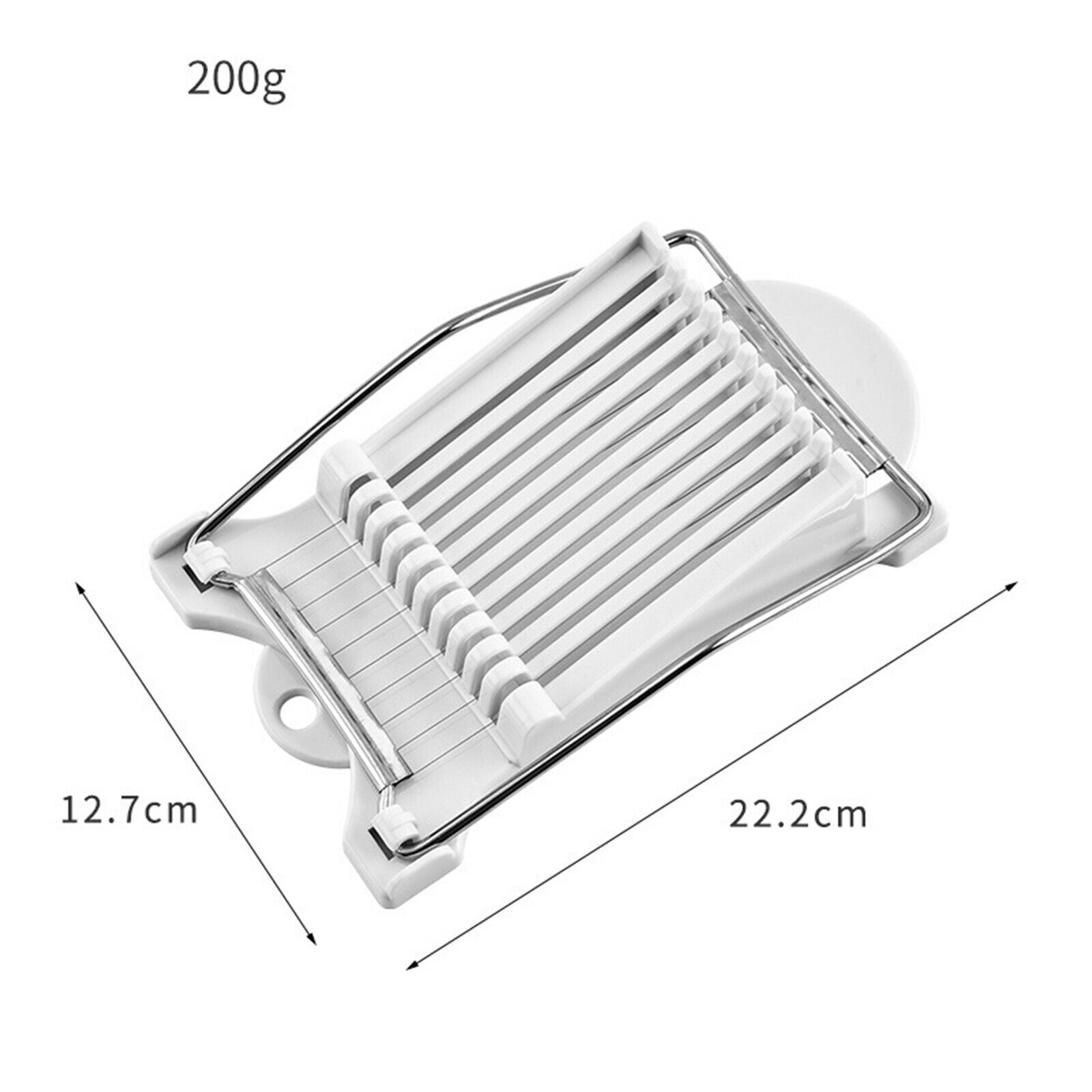 2X Egg Food Slicer Multi-Function Strawberry Cutter Kitchen Gadget White