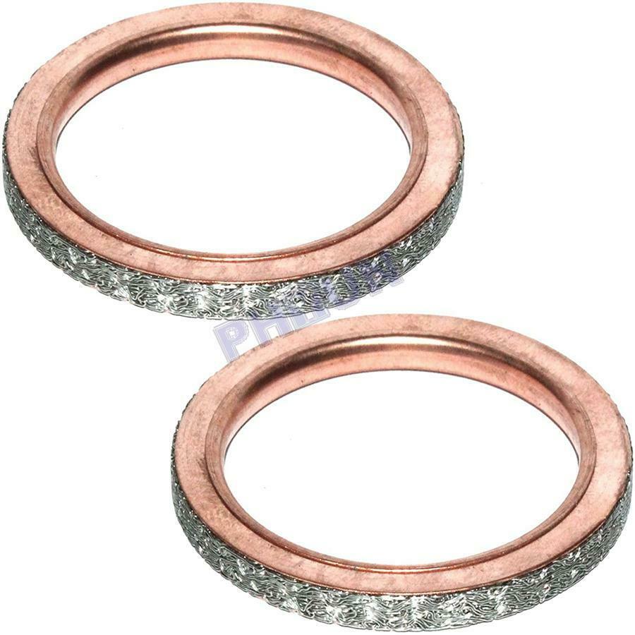 For 2004-2007 Yamaha Rhino 660 YXR660F 4X4 Exhaust Pipe Muffler Gaskets 3 PCS