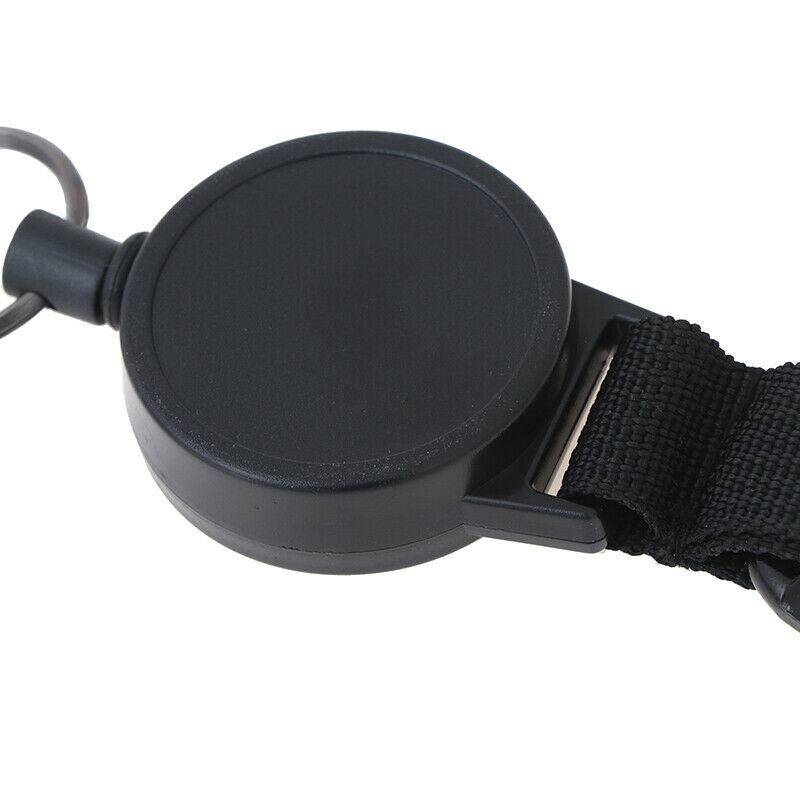 Heavy Duty Retractable Key Chain & Badge Reel Holder Carabiner ClipJ..l8