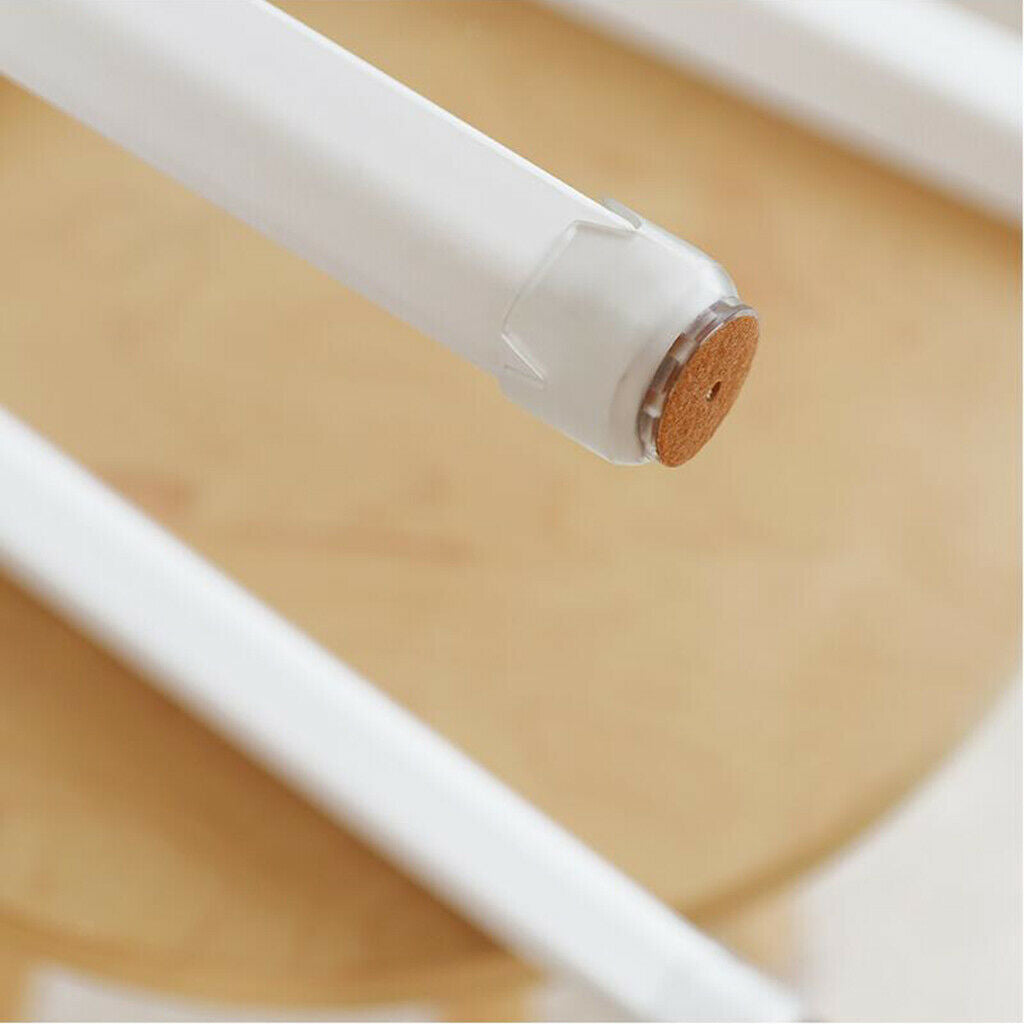20 Pieces Clear Chair Leg Floor Protectors Furniture Pads Round Leg 17-21mm