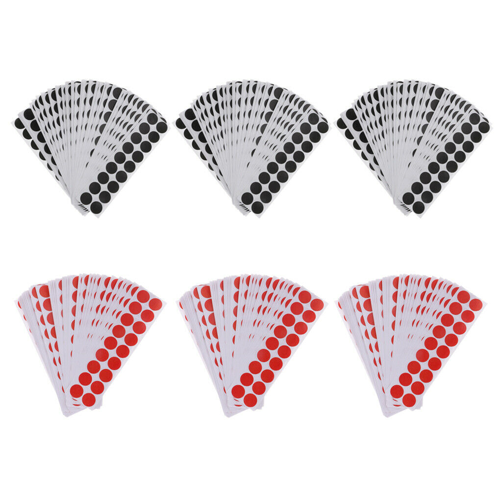 Lot 5400pcs Paper Target Self-Adhesive Stickers 2cm Sticky Patch Shooting
