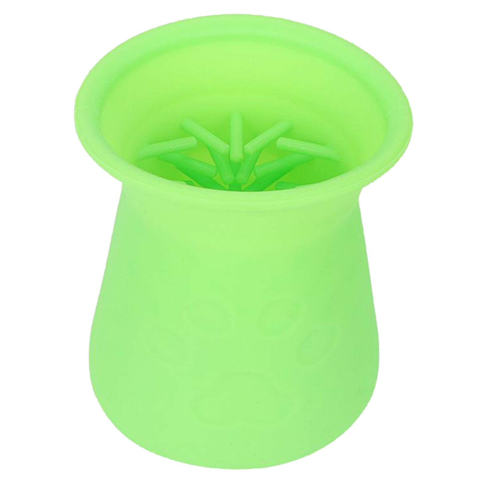 Dog Paw Cleaner Soft Silicone Puppy Cats  Paw Washer Foot Clean Cup Green
