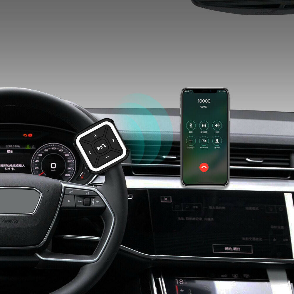 BT009 Car Steering Wheel Bluetooth-compatible 5.0 Remote Control for iOS An @