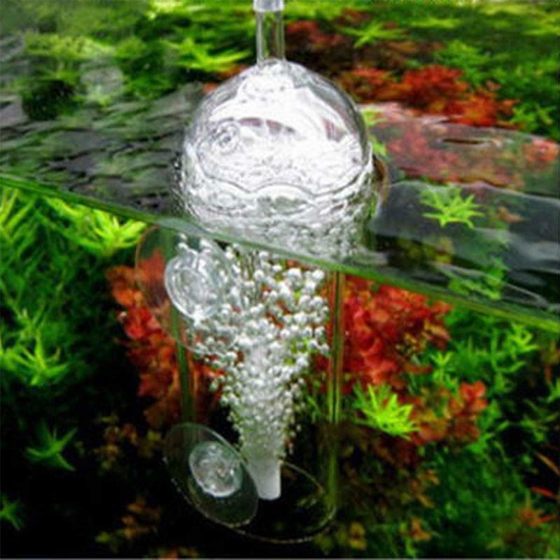 Aquarium Air Oxygen Bubbler Glass Cup Set Prevent Bubble from Sputtering