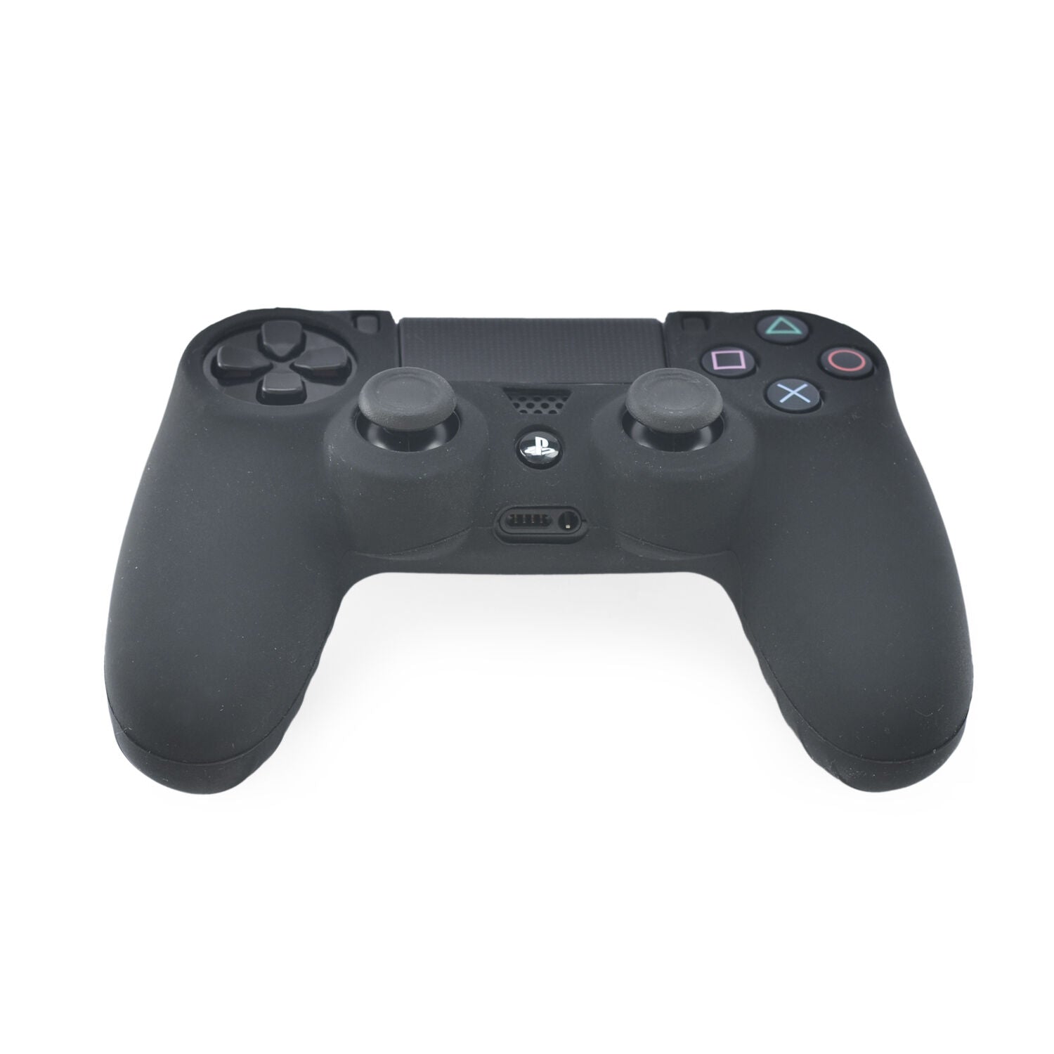Silicone Rubber Soft Skin Gel Cover Case for Playstation 4 PS4 Controller black