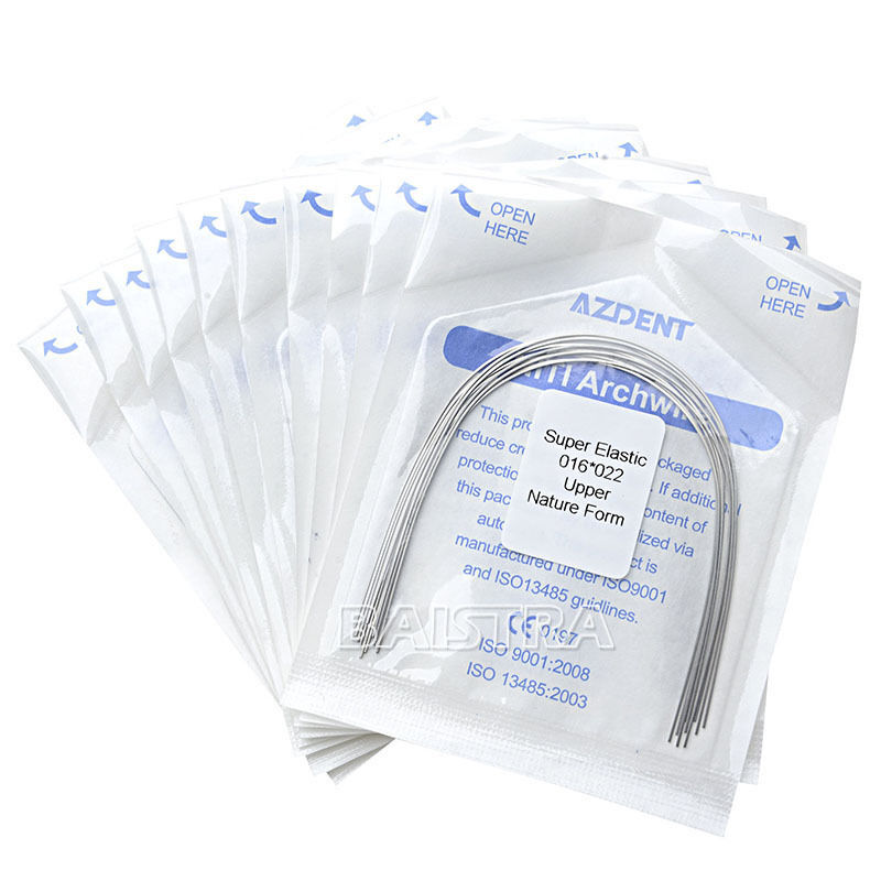50 X Dental Orthodontic Arch wire Super Elastic Niti Rectangular 16*22 Upper