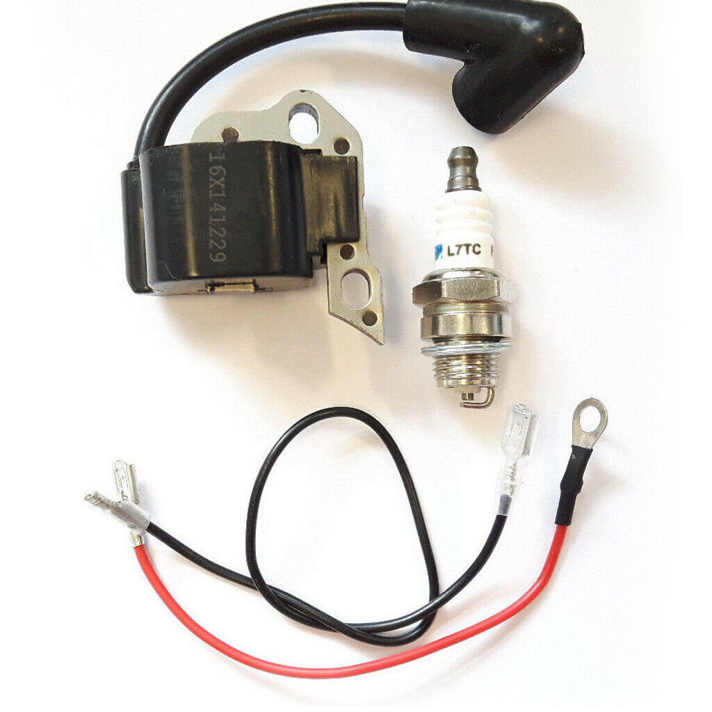 Ignition Coil Part and Spark Plug for Stihl 017 018 MS170 MS180 Chainsaw
