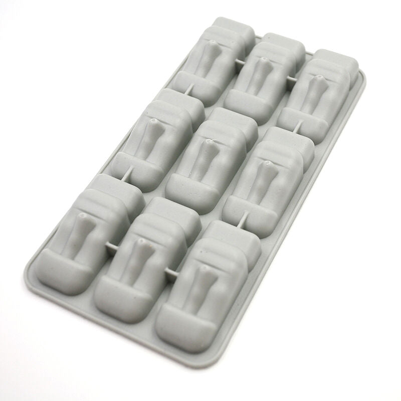 New Easter Island Moai Stone Statues Ice Tray Cubes DIY Mould Pudding Mold $Y SJ