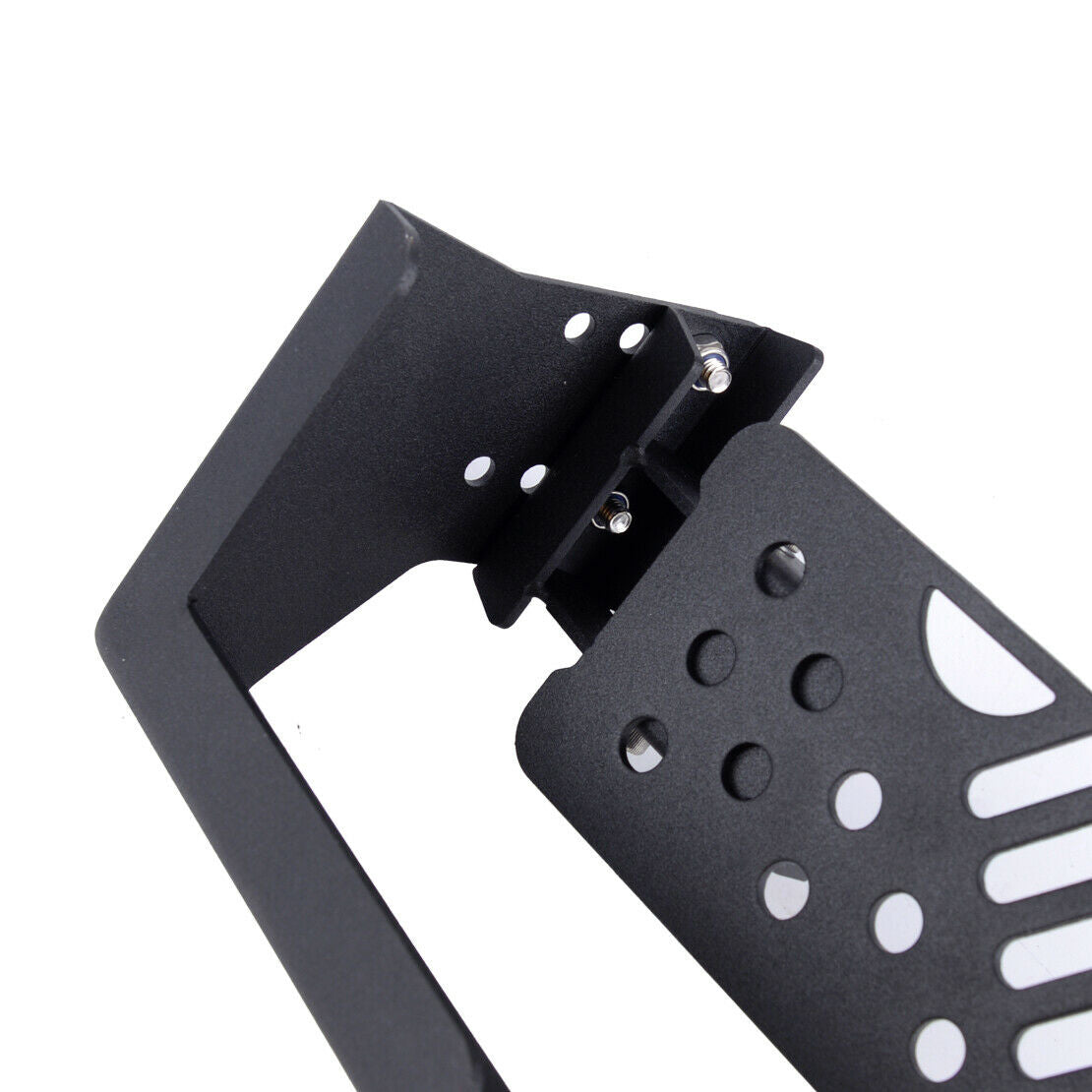 Steel Pedal Left Side Foot Rest Kick Panel fit for 07-17 Jeep Wrangler JK Atn
