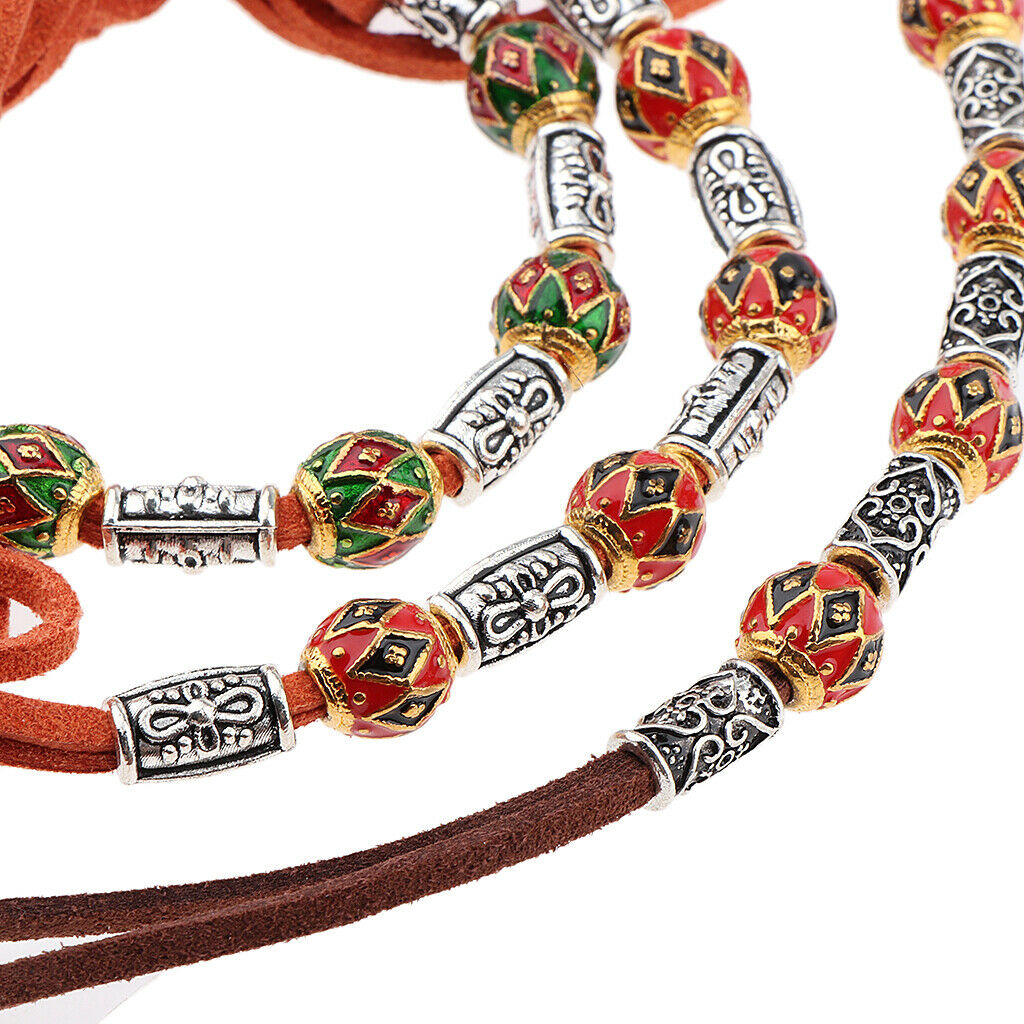 2Pcs Hair Ties Alloy Spacer Beads Necklace Jewelry DIY Bracelet Pendants 03