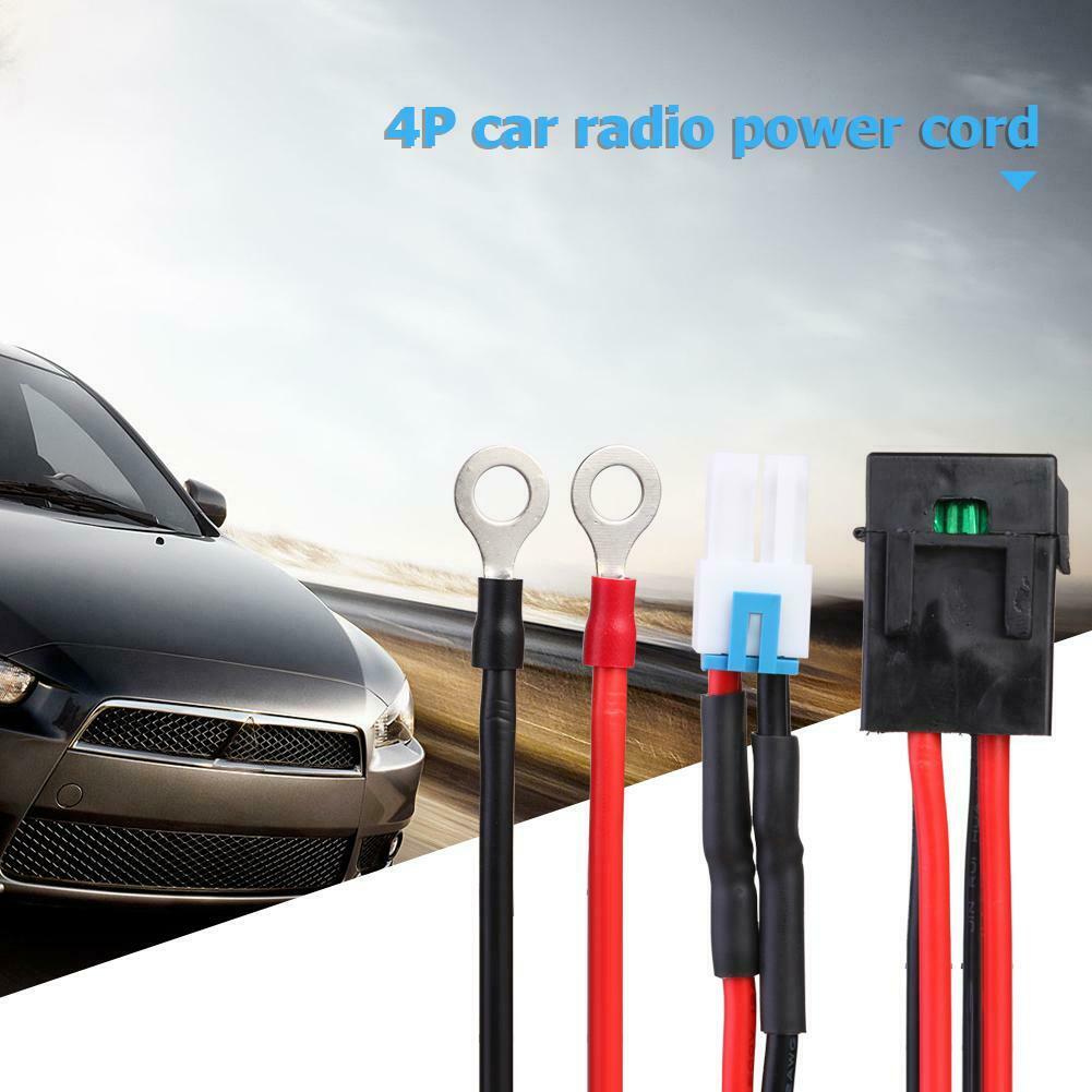1m 30A 4Pin Short Wave Car Charger Power Cable for ICOM IC7000 IC7600 Radio