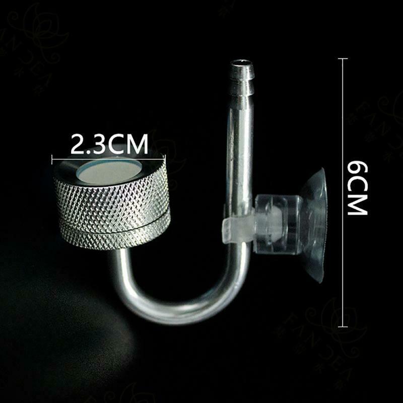 Aquarium CO2 Diffuser For Fish Tank Plant Carbon Dioxide Refiner & Suction Cup