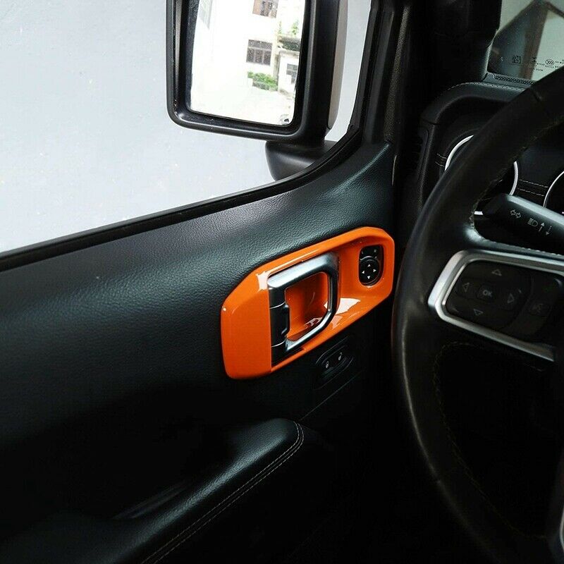 for Jeep JL Door Handle Bowl Trim Covers Kit for Jeep Wrangler JL JLU GladiaH5D9