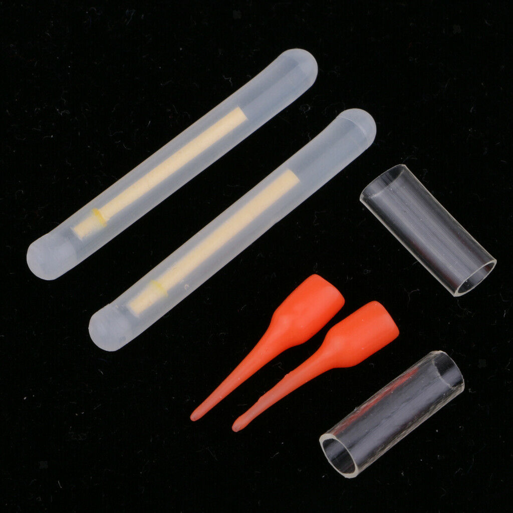 15pcs Night Fishing Light Luminous Glow Sticks Fishing Rod Light Indicator