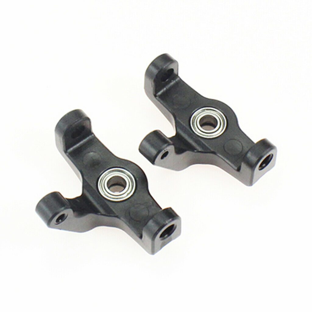 2pcs Aluminum Steering Hub Carrier Knuckle for Wltoys 104001 Accessories
