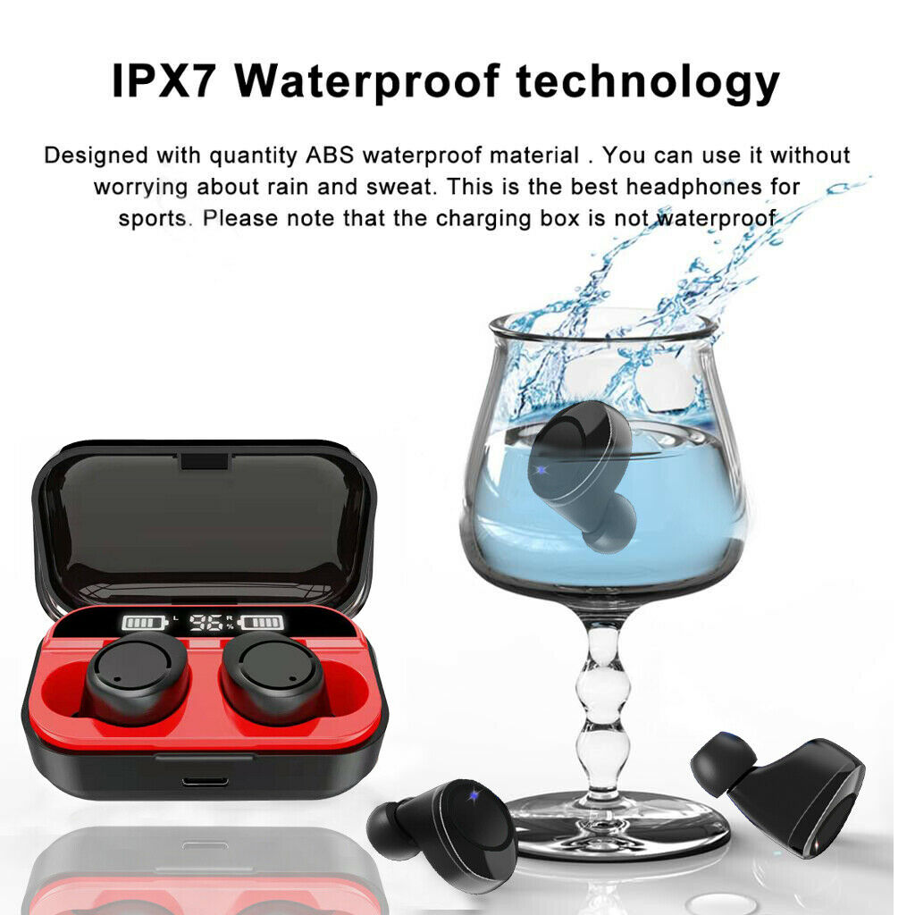 Sports Wireless Bluetooth Earphone Gaming TWS Headphone EarBuds Earpiece New
