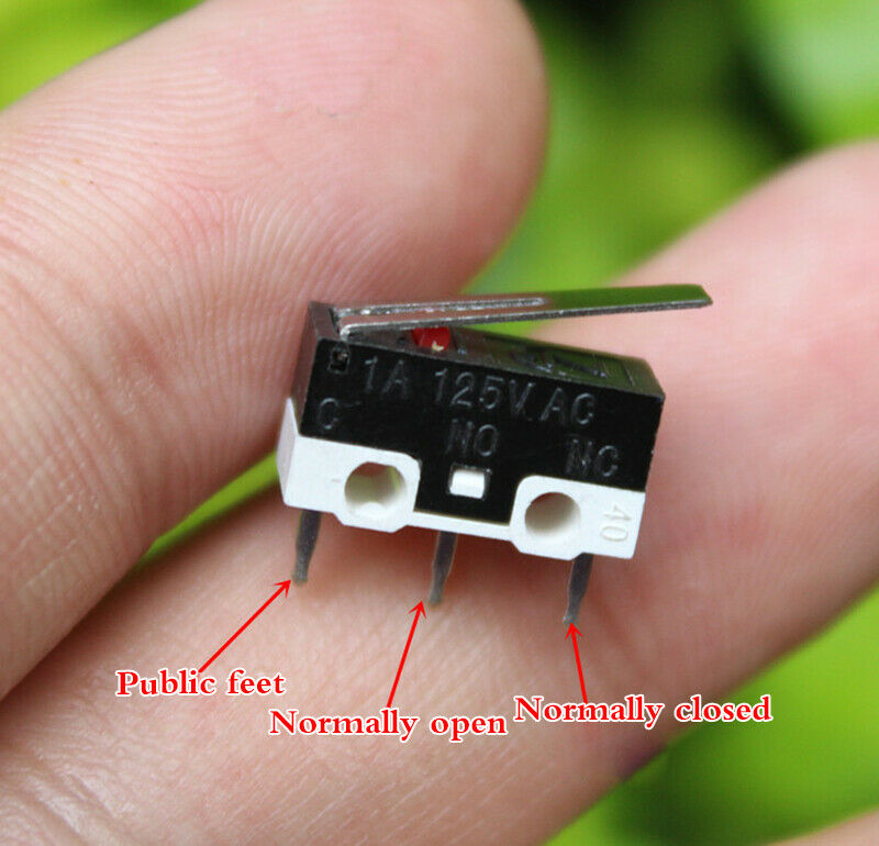 10pcs limit switch micro-motion automatic control switchNormally open and closed